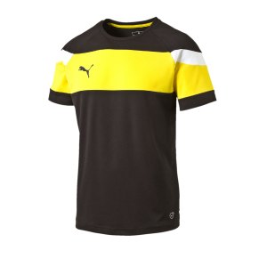 puma-spirit-ii-trainingsshirt-kids-schwarz-gelb-fussball-teamsport-textil-t-shirts-654655.png