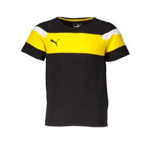 puma-spirit-ii-leisure-t-shirt-kids-schwarz-gelb-fussball-teamsport-textil-t-shirts-654659.png
