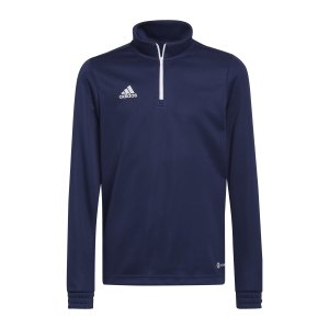 adidas-entrada-22-halfzip-sweatshirt-kids-blau-h57484-teamsport_front.png