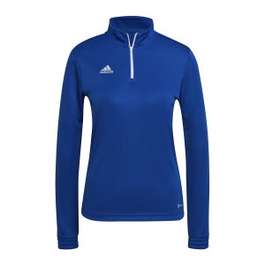 adidas-entrada-22-halfzip-sweatshirt-damen-blau-hg6284-teamsport_front.png