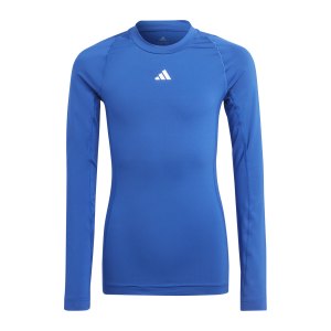 adidas-techfit-shirt-langarm-kids-blau-ia2026-underwear_front.png