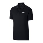 Nike Team Cotton Poloshirt Schwarz F010