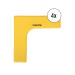 Cawila Marker-System Ecke 27 x 27 x 7,5cm 4er Set Rot