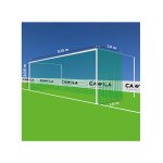 Cawila Tornetz 5,15x2,05m | Tiefe 1,0x1,0m | Maschenweite 12cm | Stärke 4mm | grün