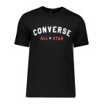 Converse All Star T-Shirt Schwarz F001