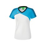 Erima Premium One 2.0 T-Shirt Damen Hellblau Weiss