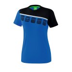 Erima 5-C T-Shirt Damen Grün Schwarz