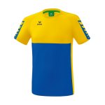 Erima SIX WINGS T-Shirt Blau Gelb
