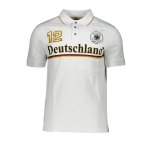 DFB Deutschland Fan Club Poloshirt Weiss