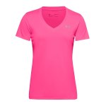 Under Armour Tech V-Neck T-Shirt Damen Pink F653