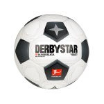 Derbystar Bundesliga Brillant Replica Classic v23 Trainingsball Weiss Schwarz F023