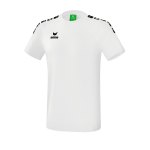 Erima Essential 5-C T-Shirt Weiss Schwarz