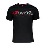 Lotto Athletica Due Tee T-Shirt Schwarz F1CL