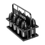 JAKO Flaschenhalter für 8 Flaschen Schwarz F800
