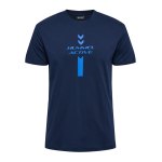 Hummel hmlACTIVE Graphic T-Shirt Blau F7459