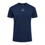 Hummel hmlACTIVE Chevrons T-Shirt Blau F7459