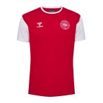 Hummel Dänemark Block T-Shirt Rot Weiss F3681