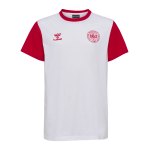 Hummel Dänemark Fan Blockshirt Kids Rot Weiss F3681