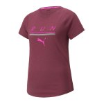 PUMA 5K Logo T-Shirt Running Damen Rot F12
