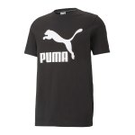 PUMA Classic Logo T-Shirt Schwarz F01