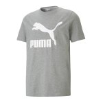 PUMA Classics Logo T-Shirt Grau F03