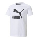 PUMA Classics T-Shirt Kids Weiss F02