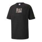 PUMA Downtown Graphic T-Shirt Schwarz F01