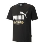 PUMA KING Logo T-Shirt Weiss F02