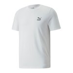 PUMA Classics Small Logo T-Shirt Weiss F02