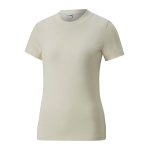 PUMA Classics Slim T-Shirt Damen Weiss F02