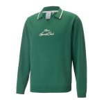 PUMA MMQ FAST GREEN HalfZip Sweatshirt Grün F37