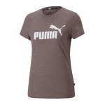PUMA Essentials Logo Heather T-Shirt Damen F75