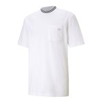 PUMA Downtown Pocket T-Shirt Weiss F02