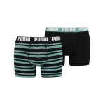 PUMA Heritage Stripe Boxer 2er Pack Blau F013