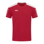 JAKO Power T-Shirt Damen Rot Weiss F100