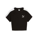 PUMA Iconic T7 Baby T-Shirt Damen Schwarz F01