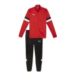 PUMA teamRISE Trainingsanzug Rot F01