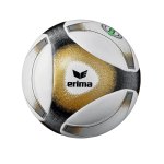 Erima Hybrid Match Spielball Schwarz Gold