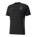 PUMA Borussia Mönchengladbach Casuals T-Shirt Schwarz Grau F03