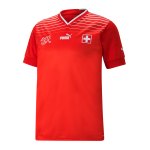 PUMA Schweiz Auth. Trikot Home WM 2022 Rot F01