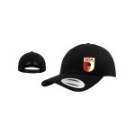 FC Augsburg Curved Cap Logo schwarz