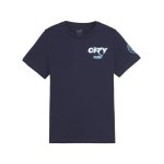 PUMA Manchester City ftblICONS T-Shirt Kids Blau F05