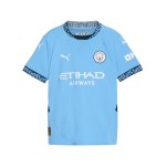 PUMA Manchester City Trikot Home 24/25 Kids Blau F01