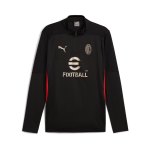 PUMA AC Mailand 1/4 Zip Top Sweatshirt Schwarz F04