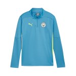 PUMA Manchester City 1/4 Zip Sweatshirt Kids Blau F11