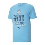 PUMA Manchester City Champions League-Sieger T-Shirt 23 Blau F04