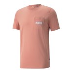 PUMA Modern Basics Pocket T-Shirt Rosa F24