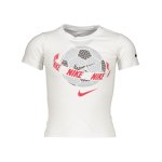 Nike Soccer Ball T-Shirt Kids Weiss F001