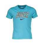 Nike Digital Confetti T-Shirt Kids Blau FB8X