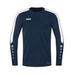 JAKO Power Sweatshirt Kids Blau Weiss F400